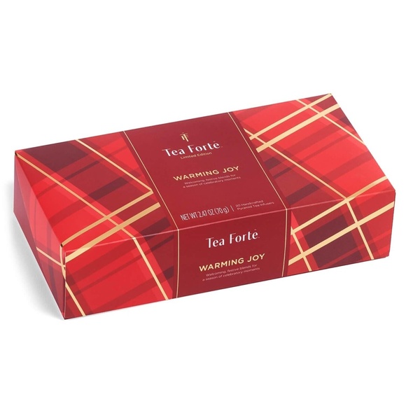 Tea Forte Warming Joy Gift Set, Holiday Spice Tea Sampler with 10 Pyramid Tea - Picture 3 of 5